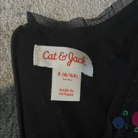 Cat & Jack Multicolor Sequin Kids Formal Dress - Picture 2 of 5